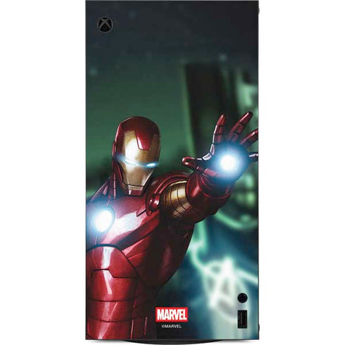 Marvel Tony Stark Iron Man XBox Series X Digital Edition Console Skin